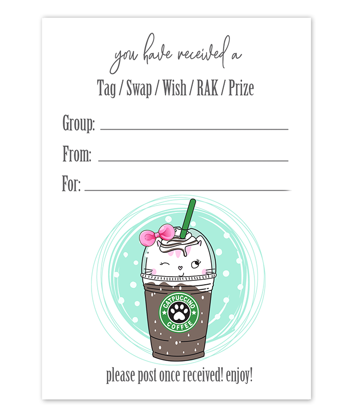 Tag Insert - Catpuccino