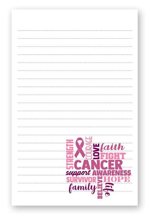 Cancer Awareness Stationery