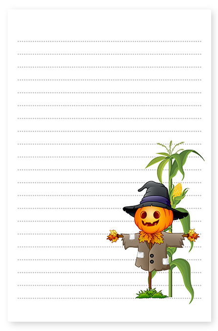 scarecrow stationery