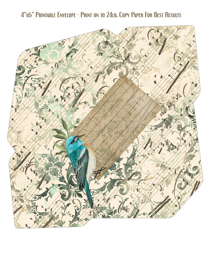 Vintage Printable Envelope