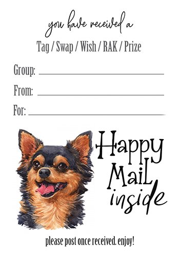 Chihuahua Tag Inserts