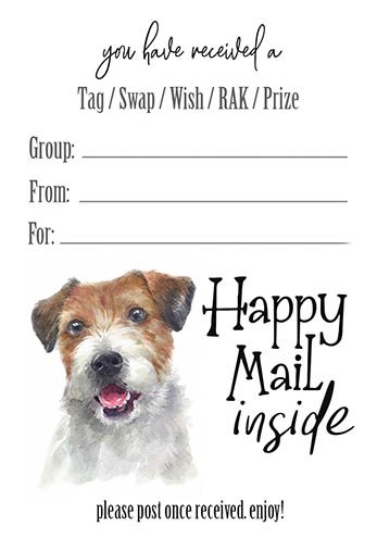 Jack Russell Tag Inserts