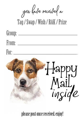Jack Russell Tag Inserts