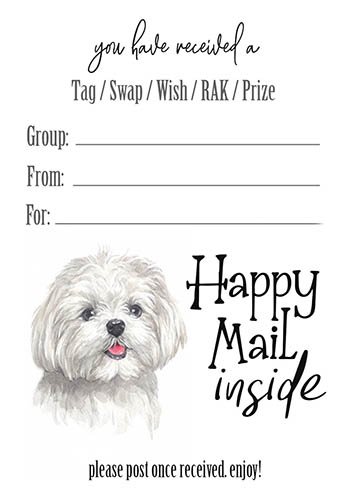 Maltese Tag Inserts
