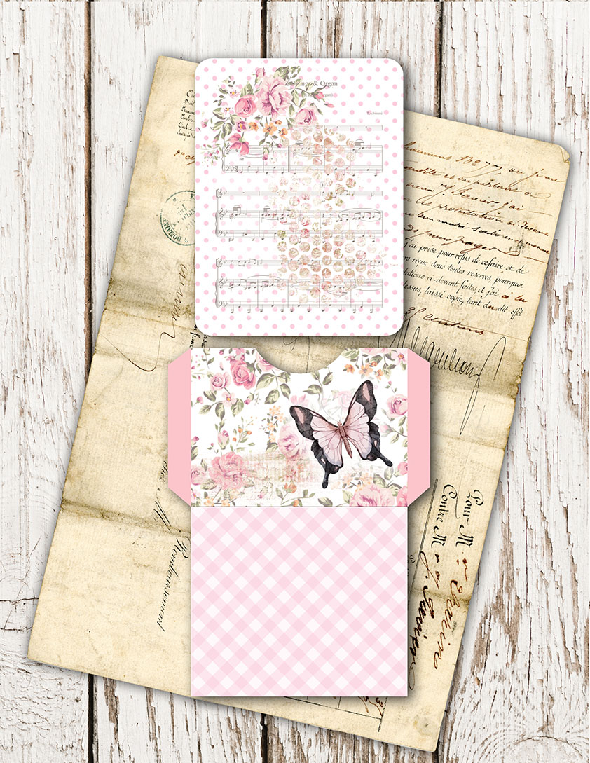 6 Vintage Butterfly Tags printable gift tags shabby chic printable ephemera journal supplies instant download digital Collage Sheet