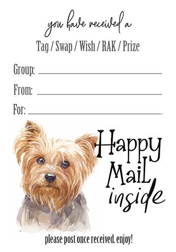 Yorkie Tag Insert