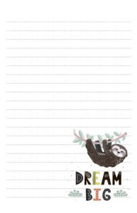 Sloth Pen Pal Stationery