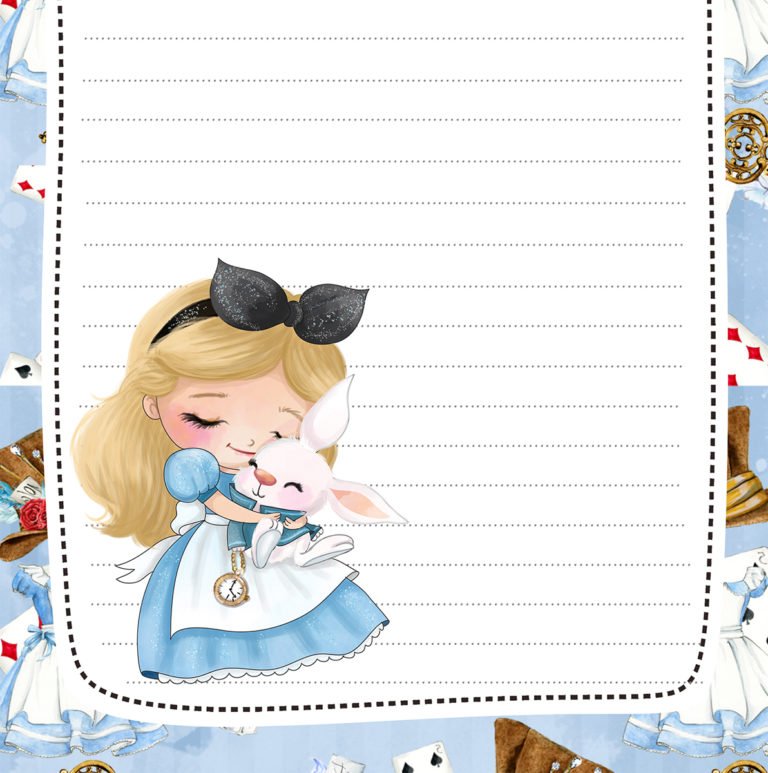 Alice In Wonderland Stationery