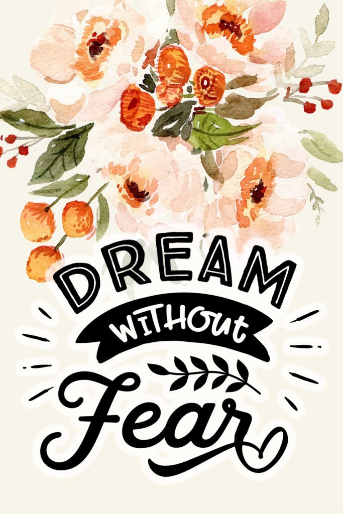 Dream Without Fear Postcard