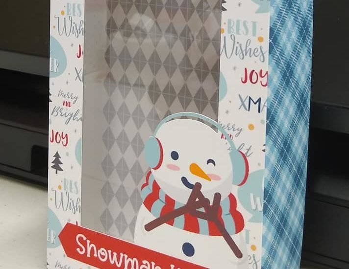 Snowman Kit Print & Cut Window Box Project