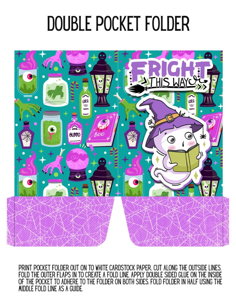 Printable Pocket Folder Junk Journal Pen Pal