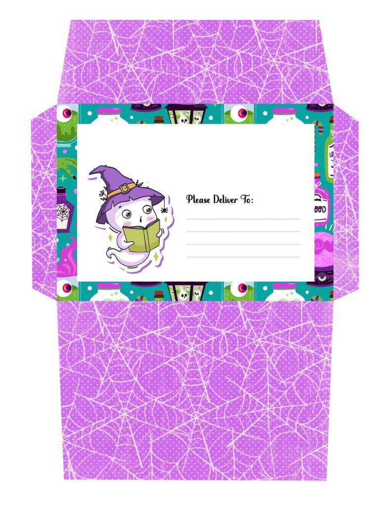 Printabe Halloween Envelope