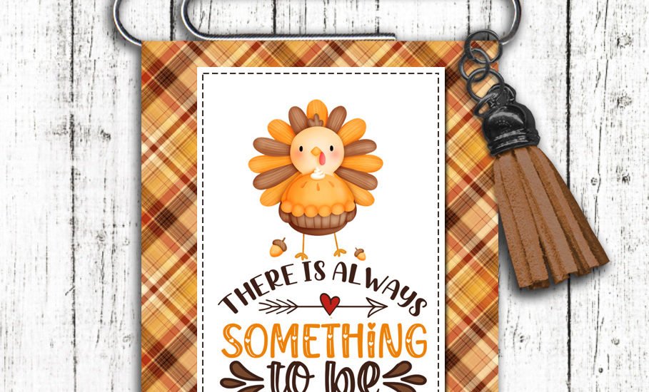Turkey Bookmark Fall Autumn Thanksgiving Happy Mail