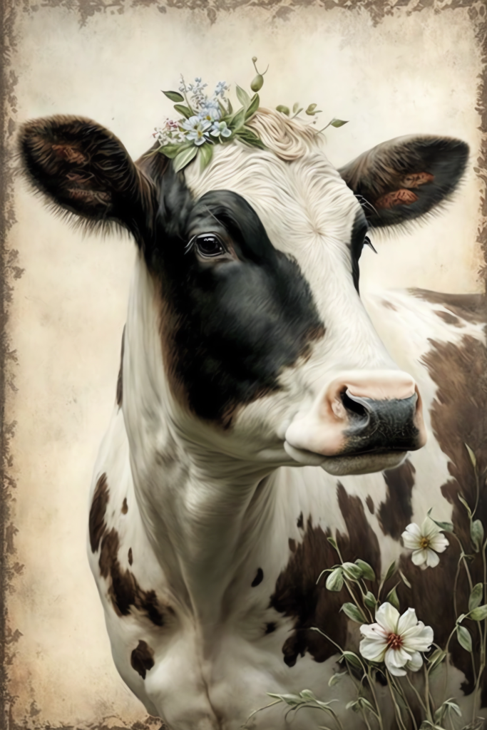 Daisy The Cow A2 Card Topper