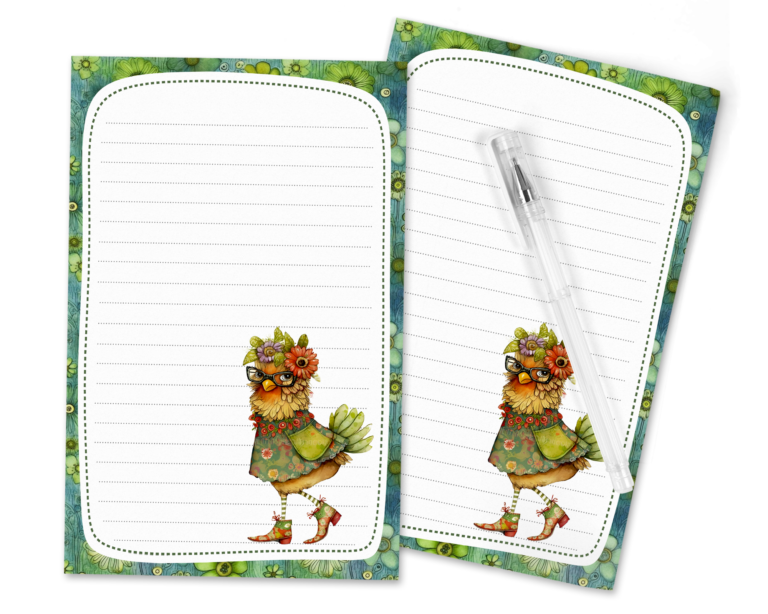 Featured Image Wild and Wacky Chicken Stationery