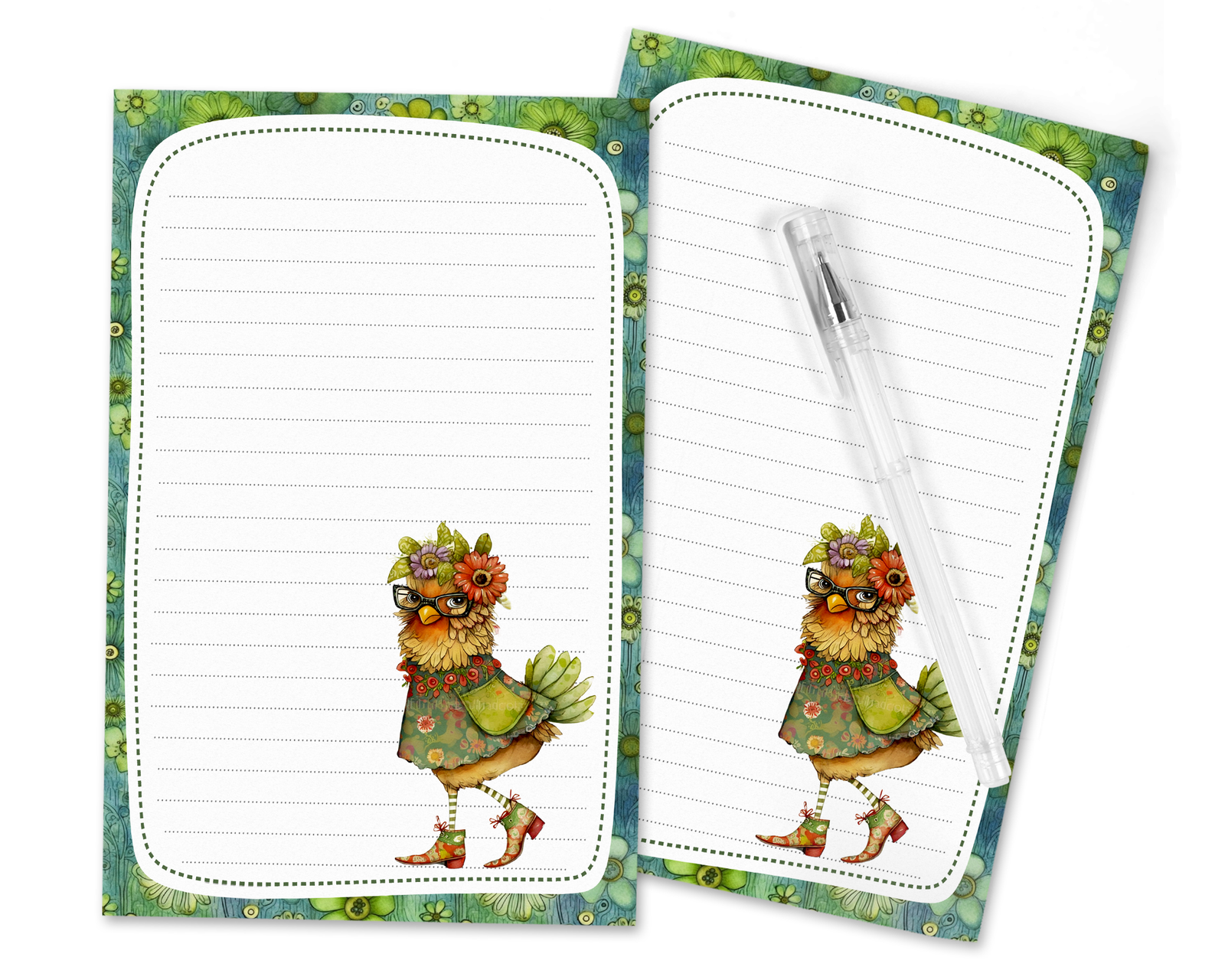 Featured Image Wild and Wacky Chicken Stationery
