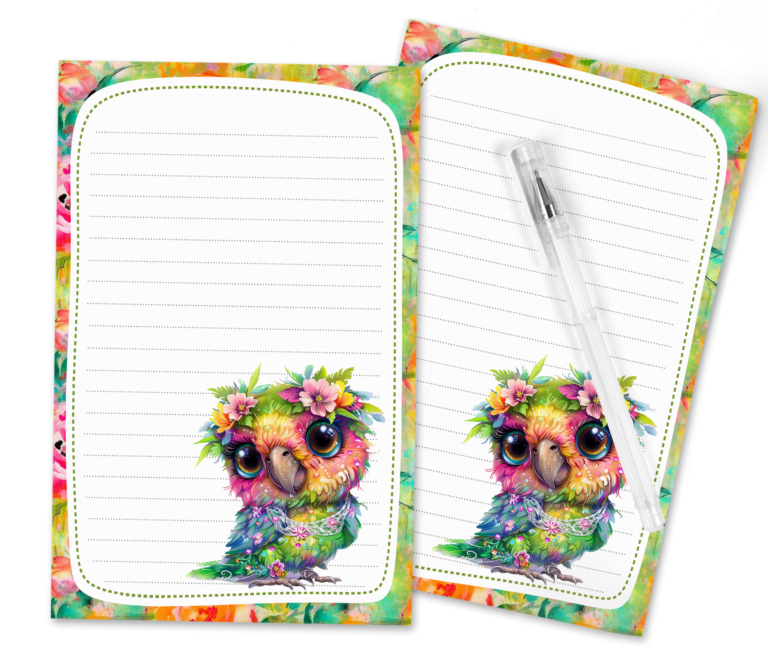 Rainbow Wings and Floral Rings: The Baby Parrot Stationery Set That’s Taking Snail Mail to Soaring New Heights!
