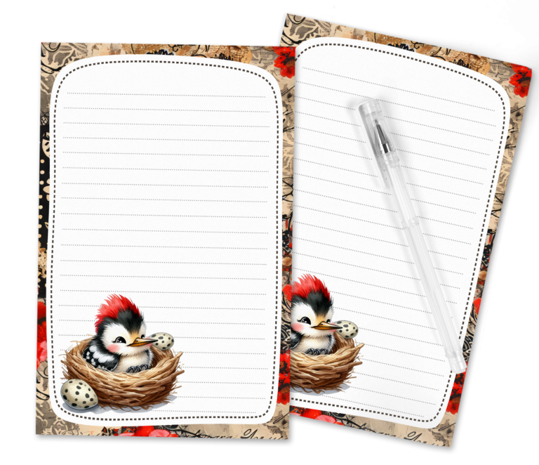 Tweet Tales: Discover the Wonder of Penning Notes with the ‘Nestled Woodpecker’ Stationery!