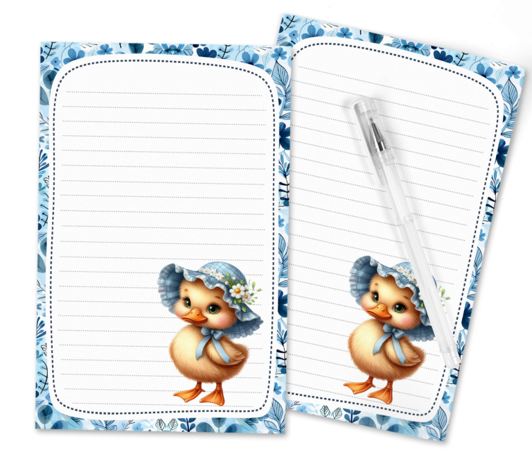 Ducky Delights: Charming Stationery to Make Your Words Waddle with Joy