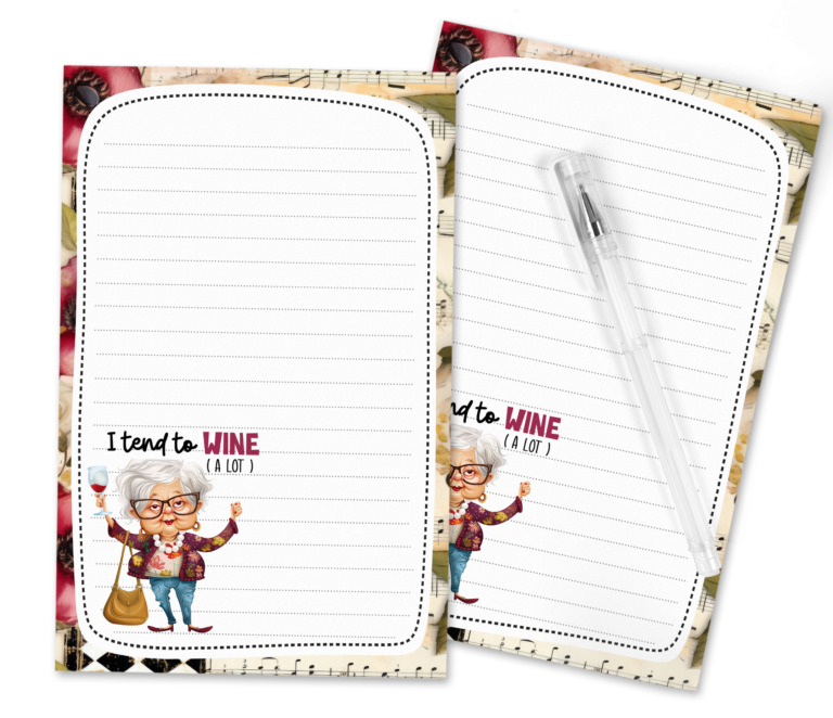 Cheers to Charming Notes: Uncork Your Pen with the ‘I Tend to WINE A LOT’ Stationery Set!