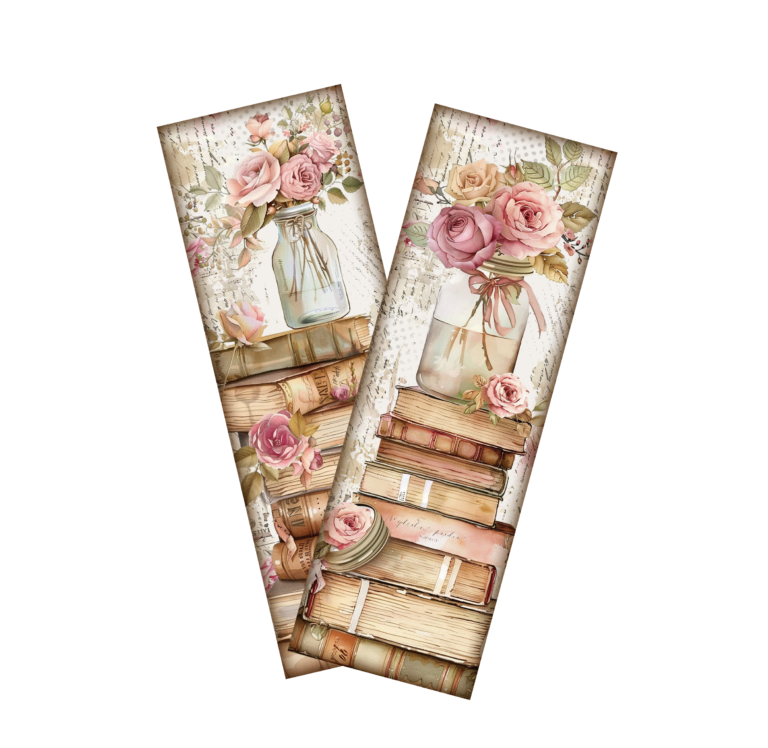 Blossoms and Bookmarks: Charming Your Chapters with Cottage Chic Elegance!