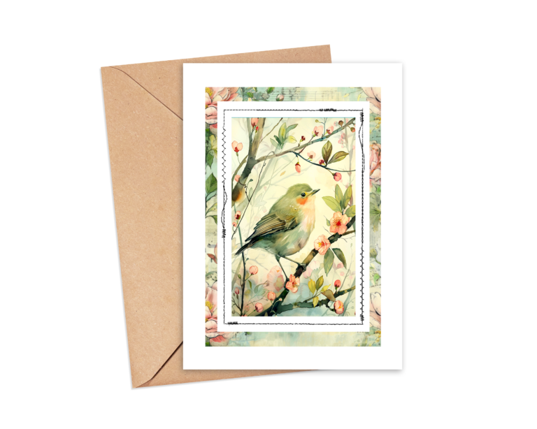 Chirps and Charms: Crafting Enchanting Cards with Songbird A2 Card Toppers!