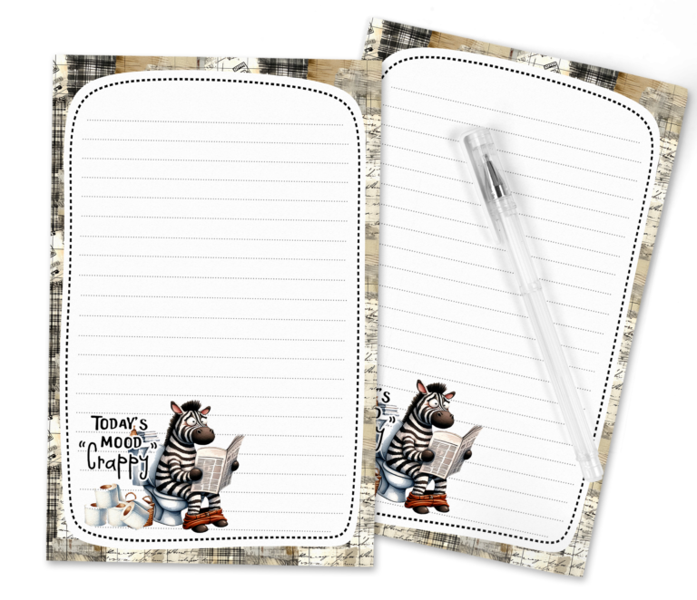 Zany Zebra Scribbles: From Crappy Moods to Happy Notes