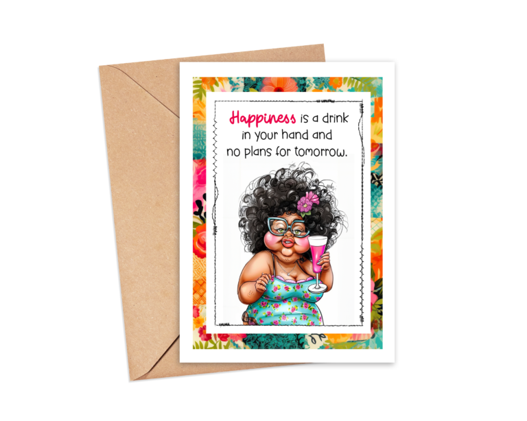 Sip, Smile, Repeat: The Ultimate Card Topper for Carefree Days