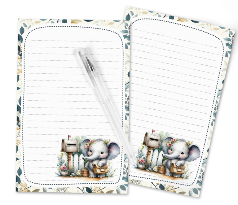 Elephant Mailbox Stationery: Write with Whimsy and Wonder!