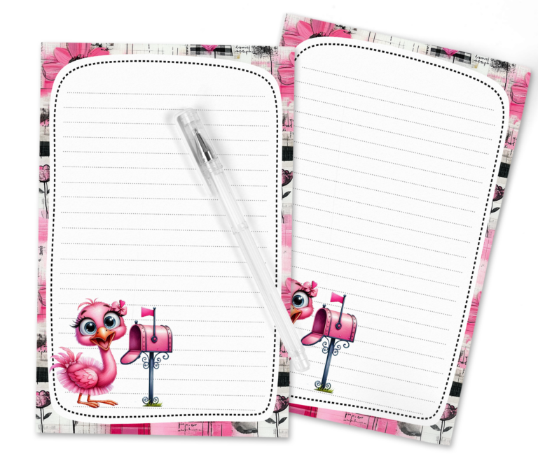 Flamingo Fun: Free Printable Stationery to Brighten Your Happy Mail!