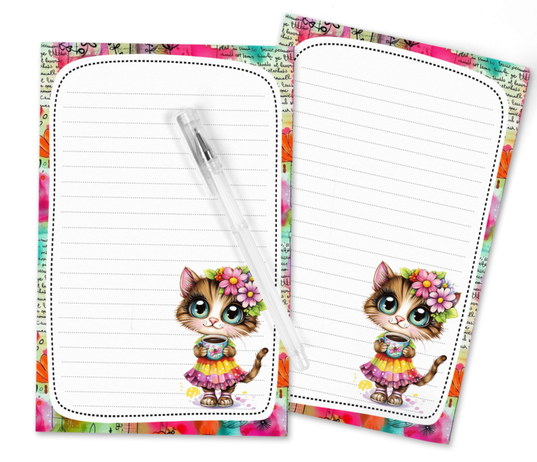 Spring Kitten Stationery: Free Printables to Brighten Your Happy Mail!