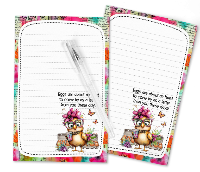 Free Snarky Chicken Stationery for Cheeky Letters!
