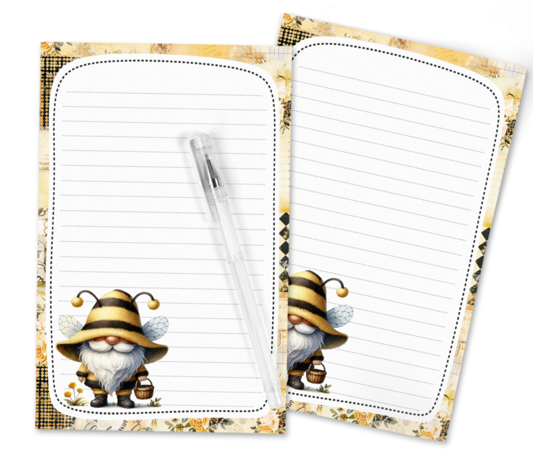 Just Bee-Cause! Adorable Gnome Stationery to Sweeten Your Day