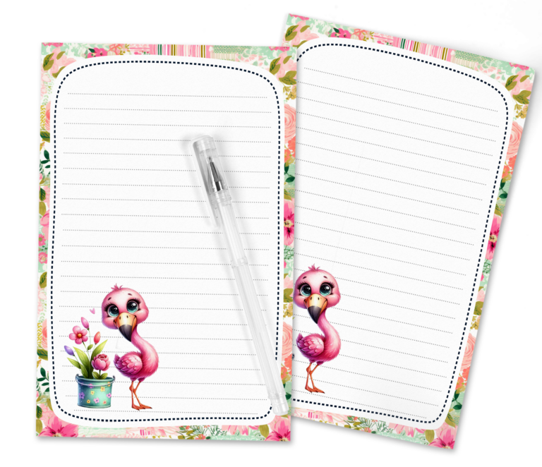 Free Flamingo Stationery That’s Pretty in Pink