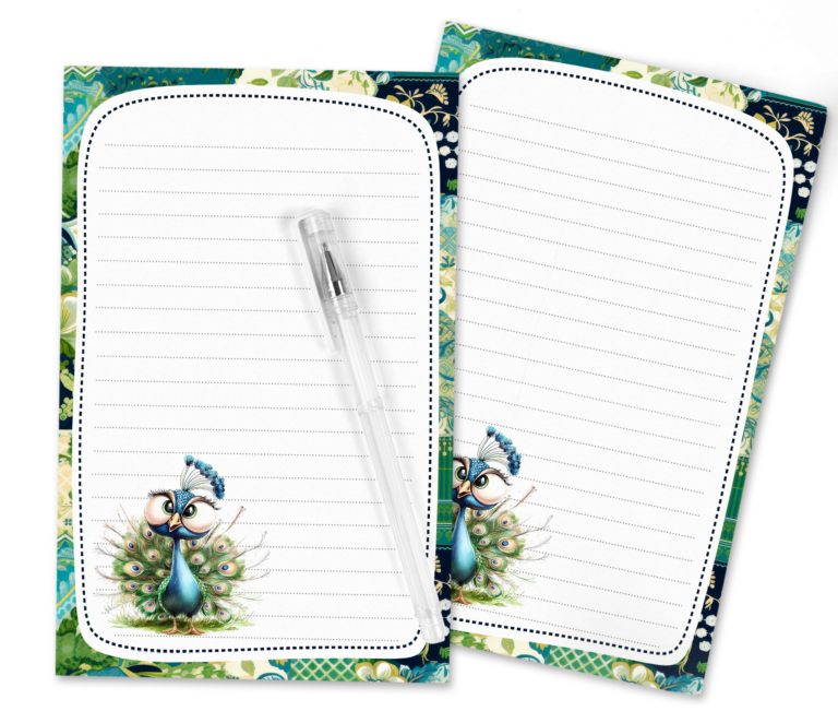 Strut Your Stuff: Free Peacock Printable Stationery with Flair!