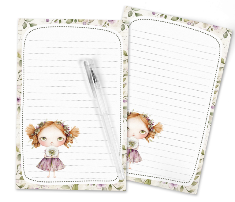 Wishful Words & Fairy Whimsy – Free Dandelion Printable Stationery Set