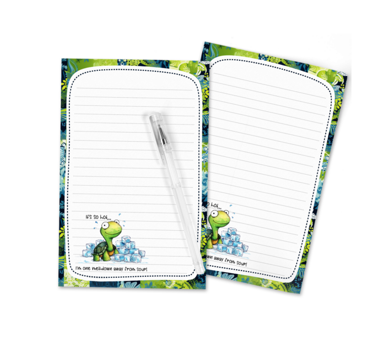 Too Hot to Handle: Turtle-Inspired Pen Pal Stationery That’s One Ice Cube from Chaos