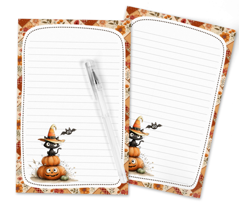 Pumpkins, Cats, and Happy Mail: A Fall Stationery Treat
