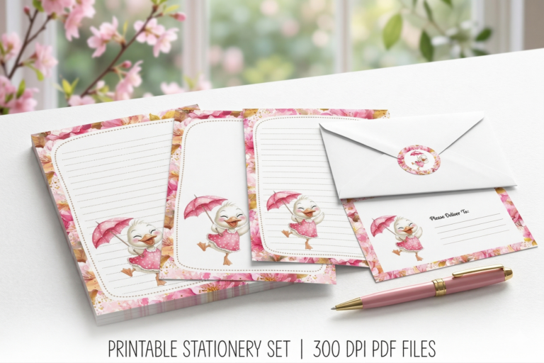 Spring Duck Stationery Set You’ll Instantly Fall In Love With